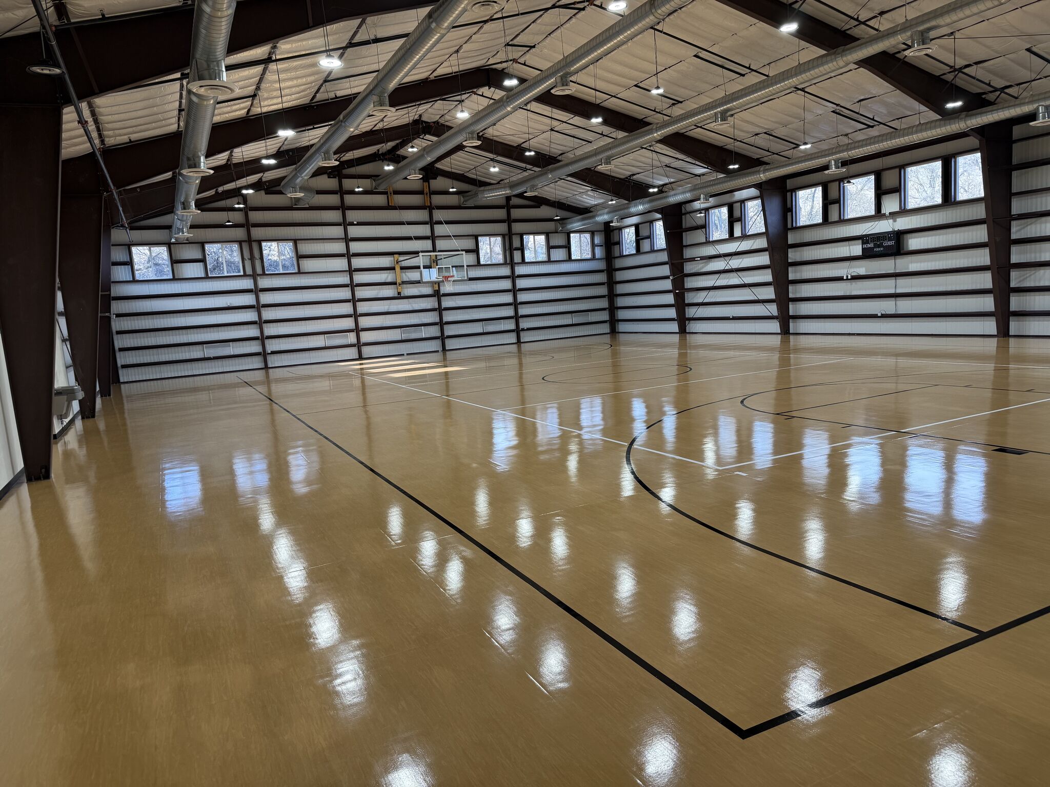school basketball shine services